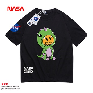 NASA , Astronauta , Dibujos Animados , Dinosaurio Divertido , Verano 2021 , Nueva Camiseta , Suelta , Manga Corta