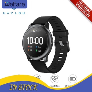 Original xiaomi Haylou LS05 Solar Smartwatch Deporte Metal Frecuencia Cardíaca Sueño Monitor IP68 Impermeable iOS Android Versión Global De Youpin +