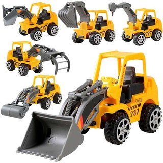 Ty Boy juguete excavadora/ingeniería vehículos juguetes excavadora camión Bulldozer coche juguete para niño Color aleatorio/niños camión Mini ingeniería vehículo modelo de coche excavadora niño juguete (1)