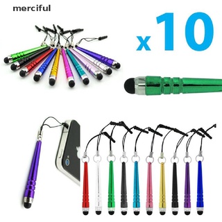 mercy 10 pzs lápiz capacitivo de metal universal para android/ipad/iphone/pc/bolígrafos tablet mx