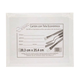 Lienzo De Cartón Con Tela Rodart 20x25