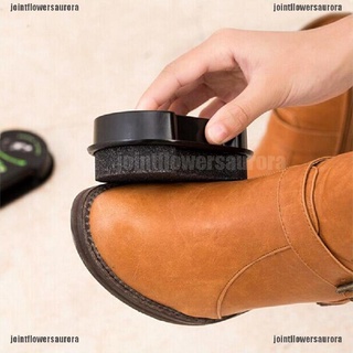[jointflowersaurora] nuevos zapatos de brillo rápido esponja cepillo pulido limpiador de polvo herramienta de limpieza