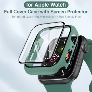 Apple Watch 38 40 41 42 44 45 Funda Con Protector De Pantalla Completa Cubierta Frontal Resistente A Los Arañazos Y Golpes Para iwatch Series 7 6 5 4 3 2
