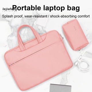 [lejiafeng] bolso de mano suave para portátil, múltiples bolsillos, bolsa de múltiples bolsillos para huawei
