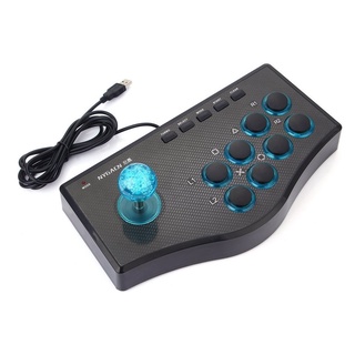 listo stock 3 en 1 usb cableado controlador de juegos arcade fighting joystick stick consola de juegos (4)