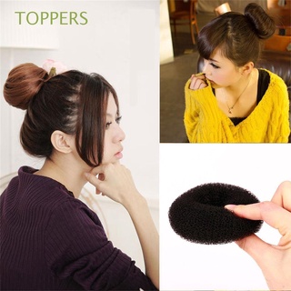 toppers moda herramientas de pelo anillo accesorios de belleza magic donut shaper mujeres nuevas niñas elegantes bun maker/multicolor