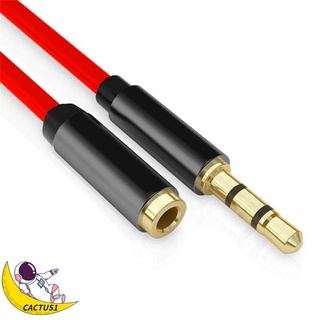 cac cable de cobre de extensión de audio cable estéreo extensor macho a hembra chapado en oro auriculares premium jack 3,5 mm cable auxiliar/multicolor