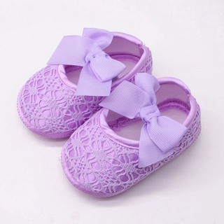 zapatos de bebé lindo encaje arcos recién nacido niño niña zapatos (3)