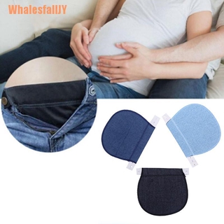 (WhalesfallJY) 3Pcs Maternity Pregnancy Waistband Belt Adjustable Elastic Pants Extended Button