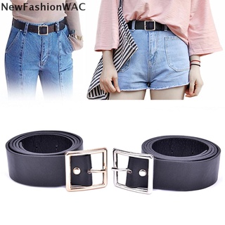 [NewFashionWAC] Fashion Women Girls Belts Leather Square Metal Pin Buckle Waist Belt Waistband Hot Sale