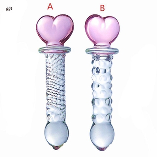 ggt impermeable consolador de vidrio Butt Plug estimulación Manual para adultos lesbianas juguete sexual