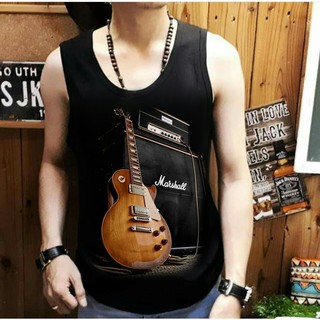 Yc Collection - camiseta sin mangas/camisa interior/camiseta Distro/camiseta Marshall guitarra Singlet