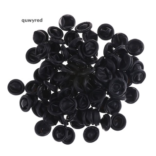quwyred 100pcs durable negro látex cunas antideslizantes para tiza electrónica dedo cunas mx
