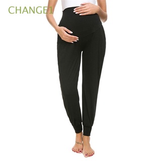 CHANGE1 primavera Harlan pantalón suelto Yoga pantalones de maternidad pantalones mujeres flaco pantalón embarazo pantalones vientre tobillo Casual pantalones/Multicolor