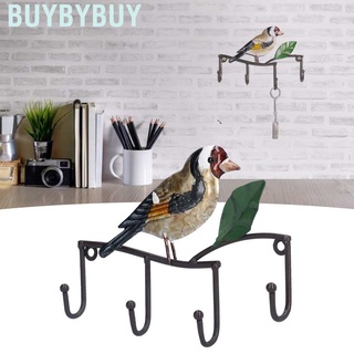 Buybybuy - gancho para llave de hierro, para pájaros, para puerta, abrigo, ropa, para dormitorio, sala de estar