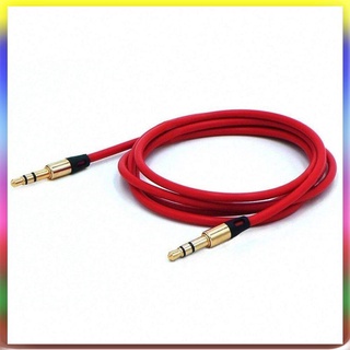 ## 3.5 mm macho a 3,5 mm macho cable auxiliar cable cable audio del coche jack rojo 3ft