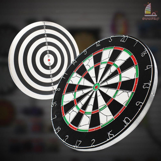 17in Double Side Dartboard Professional Dart Board Game Set with 6 Plastic Darts for Competition Family Entertainment (3)