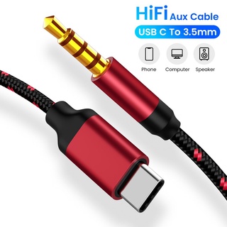 Cable De Audio Auxiliar Tipo C A Jack 3.5 Mm Adaptador De Altavoces 3.5 Accesorios De Teléfono USB Alambre