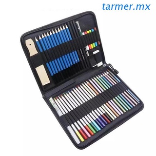 TAR 51pcs Drawing Sketch Pencils Set Charcoal Pencil Eraser Art Craft Painting Sketching Kit for Student Artist