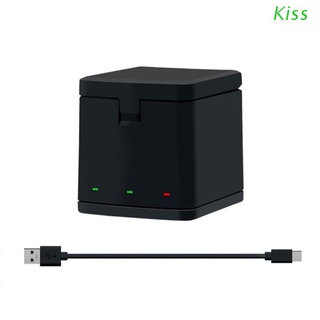Cargador De batería Kiss con cable Tipo C Para cámara Go Pro hero 9 accesorios De batería