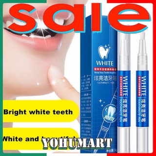 <yohumart> blanqueador de dientes de 3 ml/bolígrafo blanqueador suave para dientes sintéticos/viaje