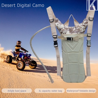 (superiorcycling) 3l bolsa de vejiga de agua molle hidratación mochila para acampar al aire libre senderismo