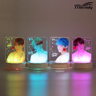 ms_ Kpop BTS Map of The Soul Persona 7 colores LED luz de noche lámpara de escritorio de regalo (5)