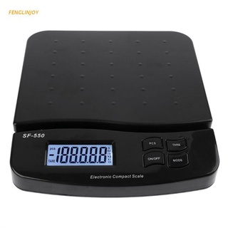 fenglinjoy 25kg/1g 55lb digital postal báscula de envío electrónico básculas de pesaje con función de conteo sf-550