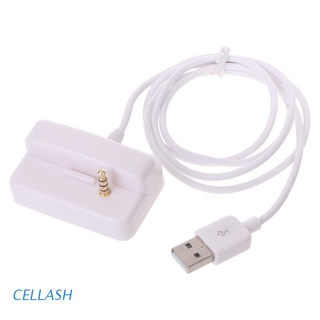 Cellash USB Cargador Y Sincronización De Repuesto Estación De Acoplamiento Cuna Para Reproductor MP3/MP4 Para iPod Para Shuffle 2 2a 3 3a Generación 2G cable