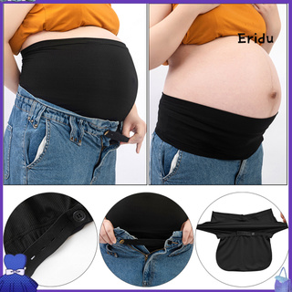 erin_eridu maternidad mujeres embarazadas elástico vientre apoyo banda pantalones extensor cinturón
