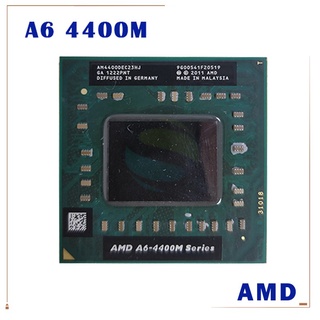 Original AMD dual-core A6-4400M 2.7Ghz A6 4400M AM4400DEC23HJ serie A6 procesador de cpu portátil con A4 3300M A6 3400M A6 3420M A6 3430MX A4 4300M A6 4400M A8 4500M A8 5550M cpu envío gratis