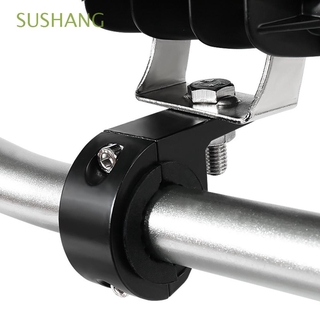 SUSHANG - Kit de soporte Universal para accesorios de motocicleta, luz LED, abrazaderas, soporte de montaje de luz antiniebla, faros delanteros de motocicleta, abrazadera de tubo de oxidación, Multicolor