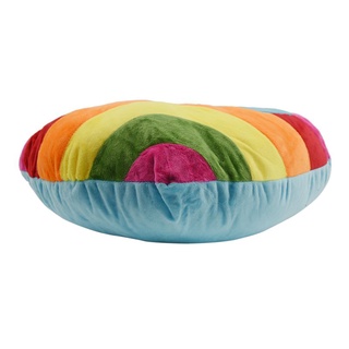 En Stock precioso suave peluche cojín de felpa siesta arco iris amor corazón almohada juguetes MYFI (4)