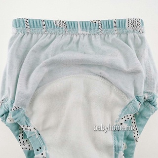 6 capas de gasa pantalones de entrenamiento niño niño aprendizaje ropa interior pañales de tela