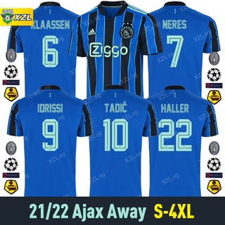 Camiseta Ajax de manga corta tamaño S-4XL 2021-2022 de fútbol 21/22 para fans de hombre