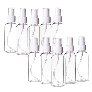 10 botellas de spray vacías, reutilizables, para aceites esenciales, perfume 60 ml