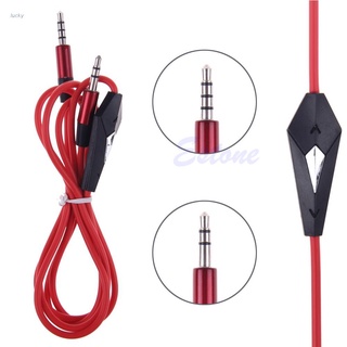 lucky 3.5mm Male To Male Car Stereo Aux Audio Record Mic Cord Headphone Connect Cable