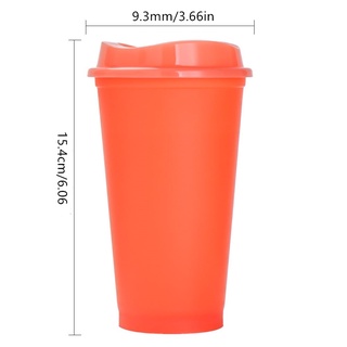 Vsrytod taza de Plástico multicolor/Portátil/multicolorida/Temperatura Para Bebidas (4)