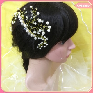[bbui] peinados hechos a mano con perlas para novia pelo boda peinados joyería horquilla oro