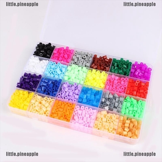 [Pine] 24 Colors 5mm Hama Beads Toy Fuse Bead for Kids DIY Handmaking 3D Toys (1)