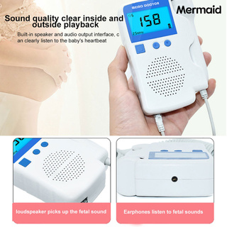 MM 3.0Mhz Doppler Baby Monitor de ritmo cardíaco Fetal pantalla LCD Detector ultrasónico (2)