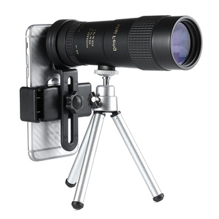Maifeng 8-40x40 telescopio Monocular compacto retráctil Zoom impermeable Bak4 profesional HD ED vidrio con trípode Clip de teléfono (1)
