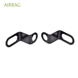 airbag negro soporte indicador de motocicleta soporte de luz soporte de luz de la motocicleta univesal señal de giro luz trasera señal de giro metal 1 par de soporte/multicolor