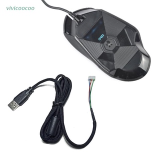 Vivi - Cable de ratón Universal de nailon para logitech G302/G402/G502/G400S