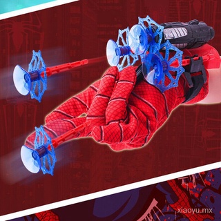 🔥Stock listo🔥Spider-Man Web Shooter dardo Blaster lanzador juguete + guante de disfraz Spiderman gratis