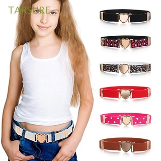 tarsure moda elástico cinturones adolescentes vestidos cintura cinturón corazón elástico elástico estiramiento ajustable niños niñas