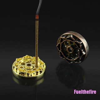 Fuelthefire - soporte para quemador de incienso (9 agujeros, diseño de estatua, placa para palos y conos)
