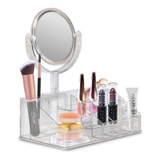 Organizador de Maquillaje con Espejo Doble Vista Incluido