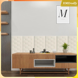 [xmerudfy] espesar a prueba de colisiones 3d pegatinas de pared murales 3d papel pintado autoadhesivo 3d paneles de pared tatami almohadilla para oficina café cama (2)