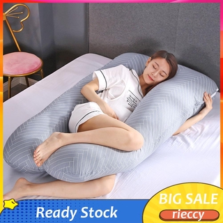 U en forma de rayas almohada de maternidad mujeres embarazadas dormir apoyo almohadas